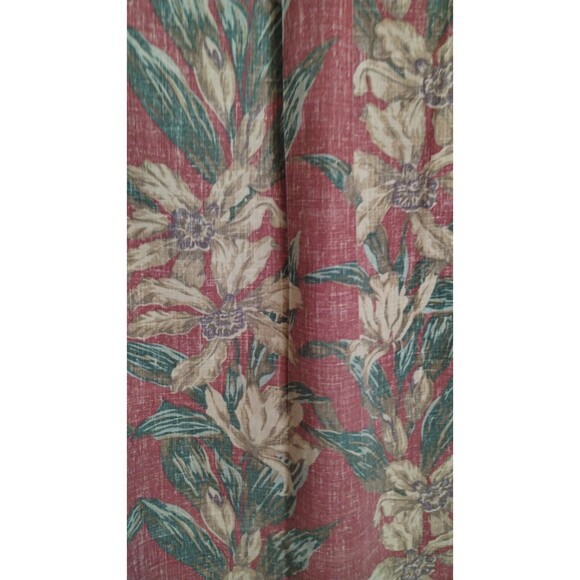 Reyn Spooner Men's Hawaiian Shirt XL Brick Red Reverse Fabric - Picture 7 of 8